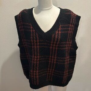 Oversized Sweater Vest